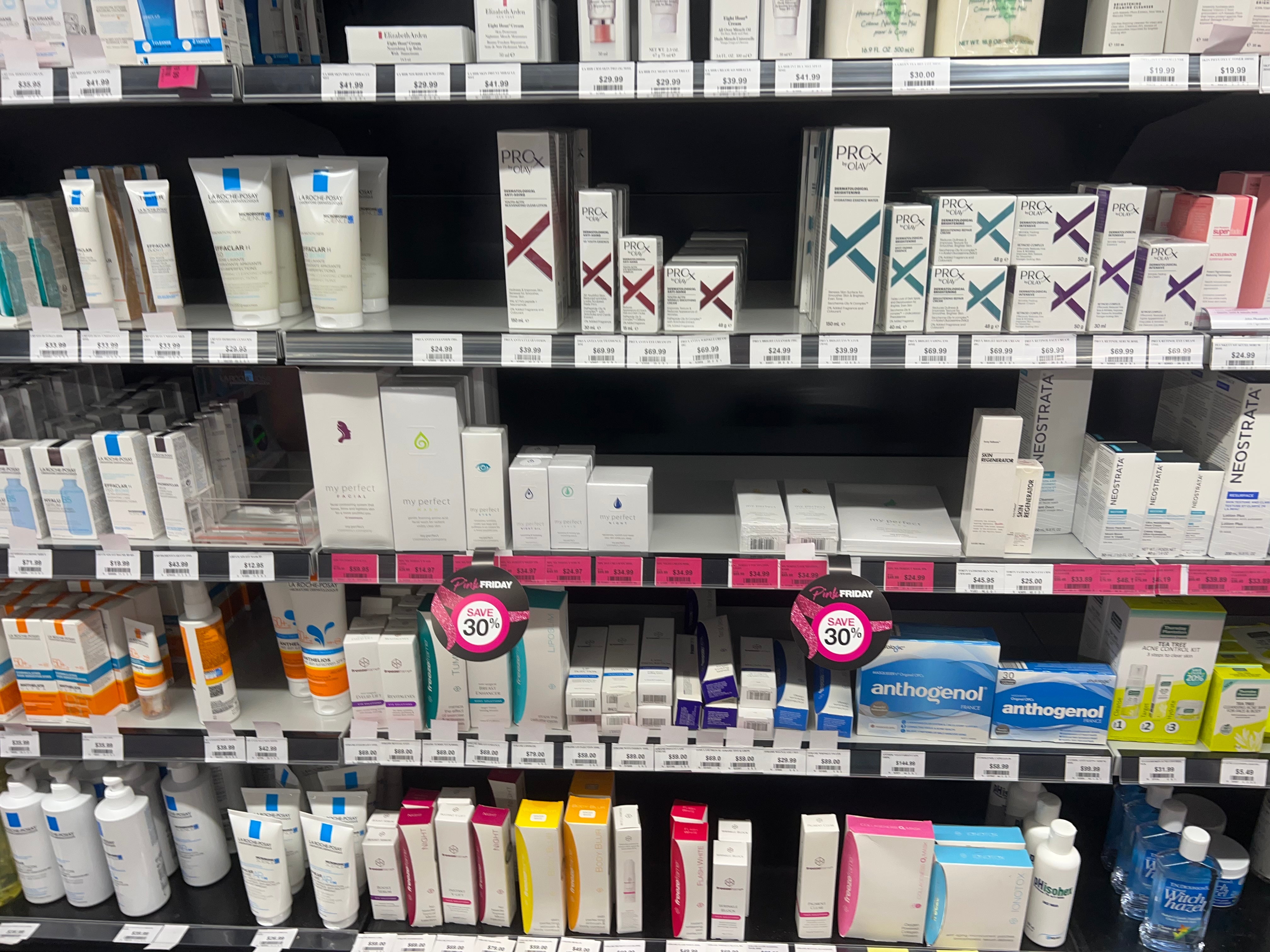 My Perfect Cosmetics products stocked on retail shelves
